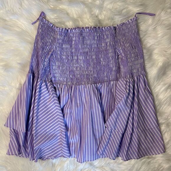 NWOT L'AGENCE Denver Stripe Off Shoulder Top - Picture 8 of 8